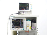 Station d'anesthésie Général Electric AVANCE avec moniteur analyseur de CO2 et GAZ