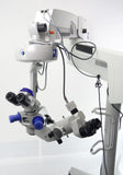 Microscope Carl Zeiss Visu 200 sur statif roulant S8